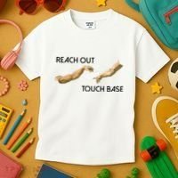 Reach Out Touch Base Tech Jargonslang Kids T-Shirt thumb 3