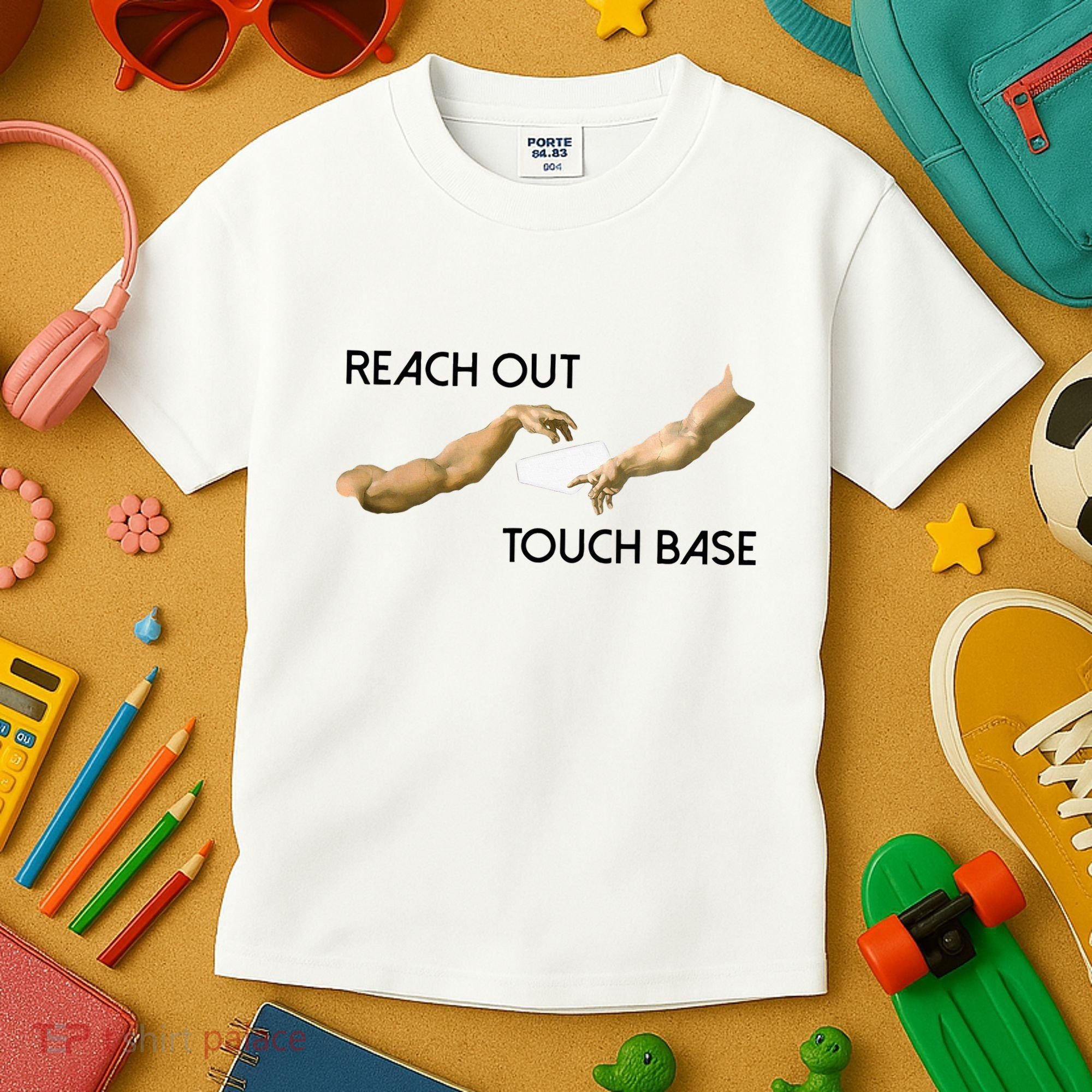 Reach Out Touch Base Tech Jargonslang Kids T-Shirt