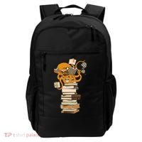 Reading Octopus Tea Coffee And Books Gift Backpack thumb 0