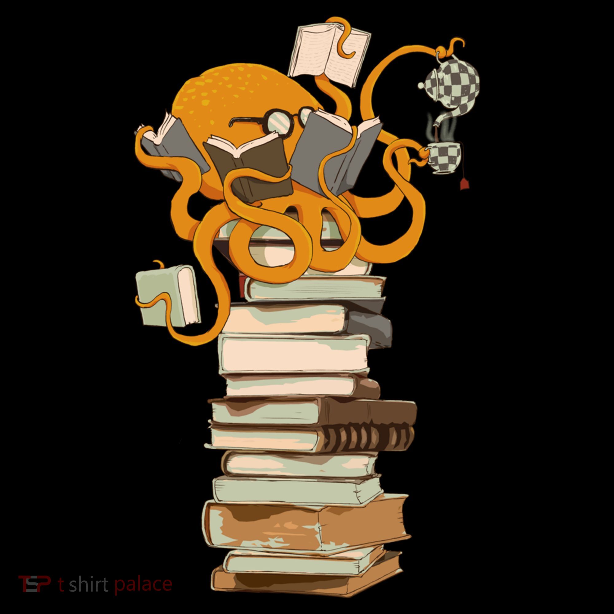 Reading Octopus Tea Coffee And Books Gift Coffee Mug