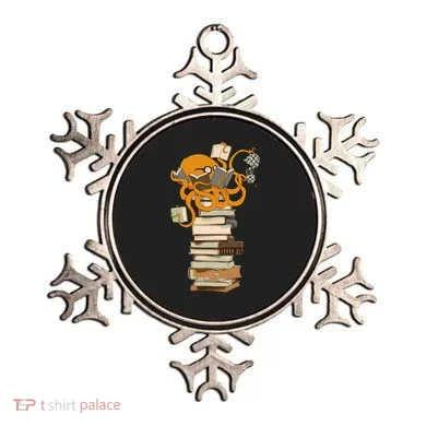 Reading Octopus Tea Coffee And Books Gift Ornament