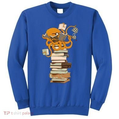 Reading Octopus Tea Coffee And Books Gift Sweatshirt