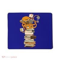 Reading Octopus Tea Coffee And Books Gift Mousepad thumb 0