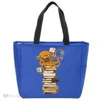 Reading Octopus Tea Coffee And Books Gift Tote Bag thumb 0