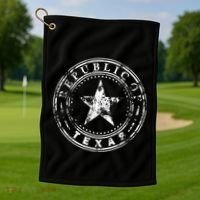 Republic Of Texas Golf Towel thumb 1