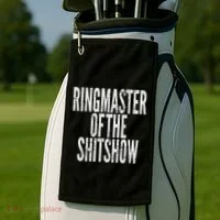 Ringmaster Of The Shitshow Golf Towel thumb 2
