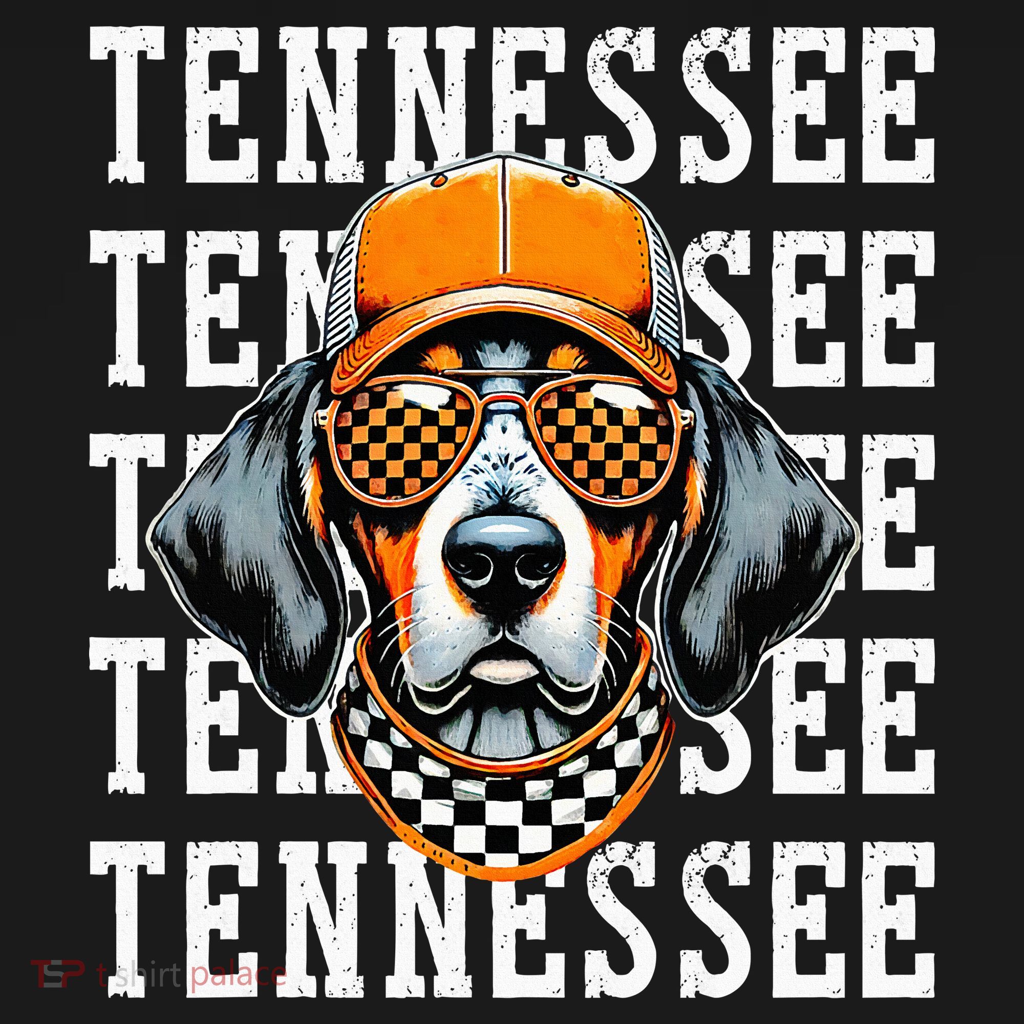 Retro Orange Tennessee Personalized Name Vintage Classic T-Shirt
