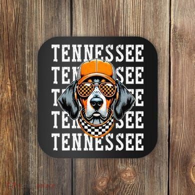 Retro Orange Tennessee Personalized Name Vintage Classic Coaster