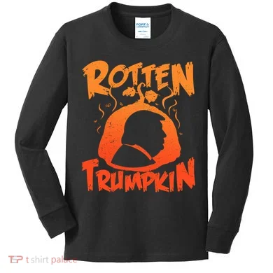 Rotten Trumpkin Kids Long Sleeve Shirt