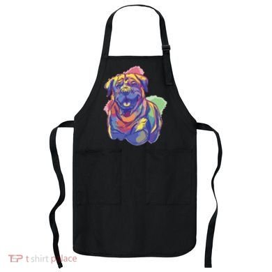 Rottweiler Colorful Dog Apron