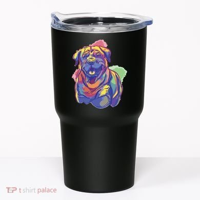 Rottweiler Colorful Dog Tumbler