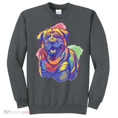Rottweiler Colorful Dog Sweatshirt