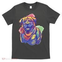 Rottweiler Colorful Dog T-Shirt thumb 0