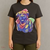 Rottweiler Colorful Dog T-Shirt thumb 4