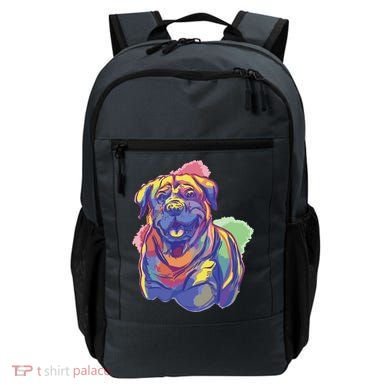 Rottweiler Colorful Dog Backpack