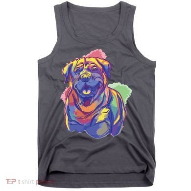 Rottweiler Colorful Dog Tank Top