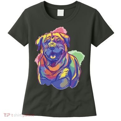 Rottweiler Colorful Dog Women's T-Shirt