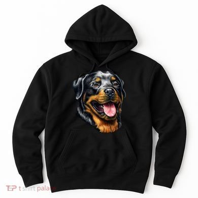 Rottweiler Face Hoodie