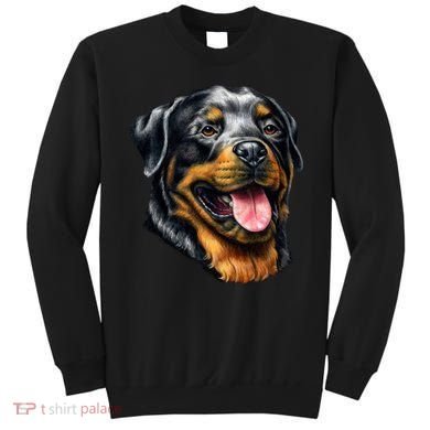 Rottweiler Face Sweatshirt
