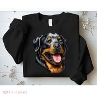 Rottweiler Face Sweatshirt thumb 2