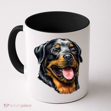 Rottweiler Face Coffee Mug