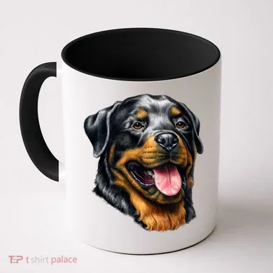 Rottweiler Face Coffee Mug
