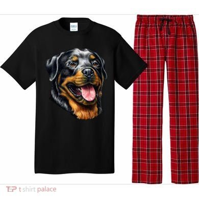 Rottweiler Face Pajama Set