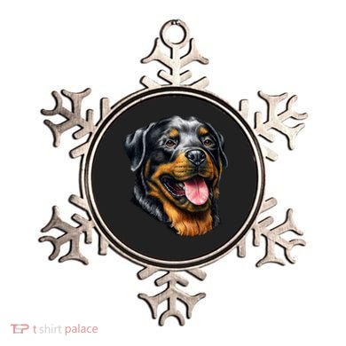 Rottweiler Face Ornament