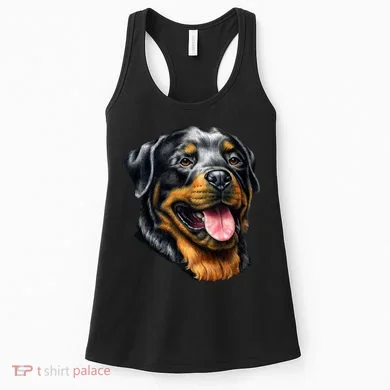 Rottweiler Face Women's Tank Top