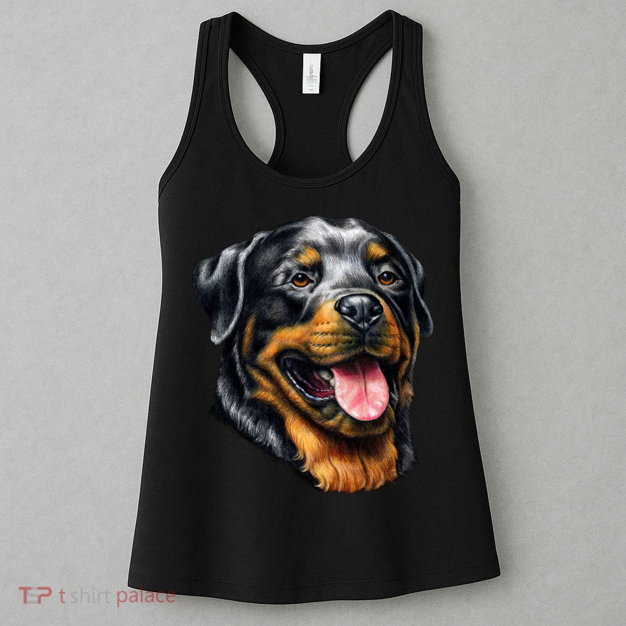 Rottweiler Face Women's Tank Top