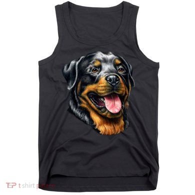 Rottweiler Face Tank Top