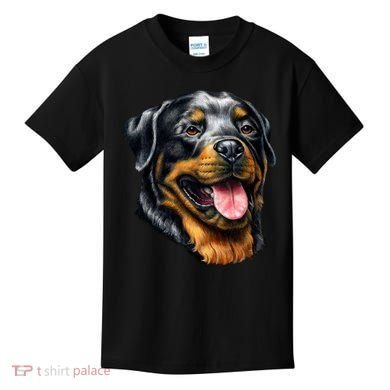 Rottweiler Face Kids T-Shirt