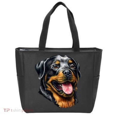 Rottweiler Face Tote Bag