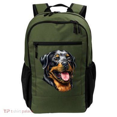 Rottweiler Face Backpack