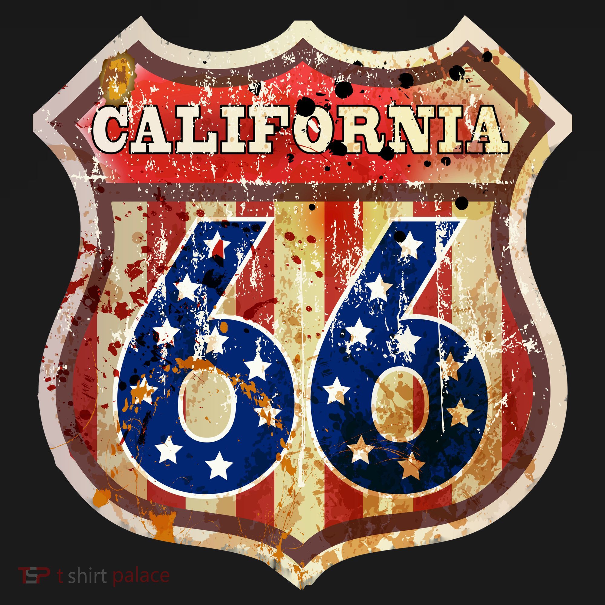 Route 66 California Toddler Hoodie