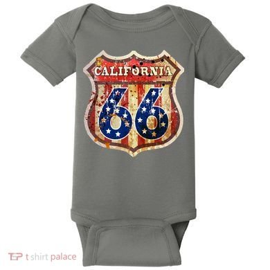 Route 66 California Baby Bodysuit