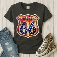 Route 66 California Women's T-Shirt thumb 3