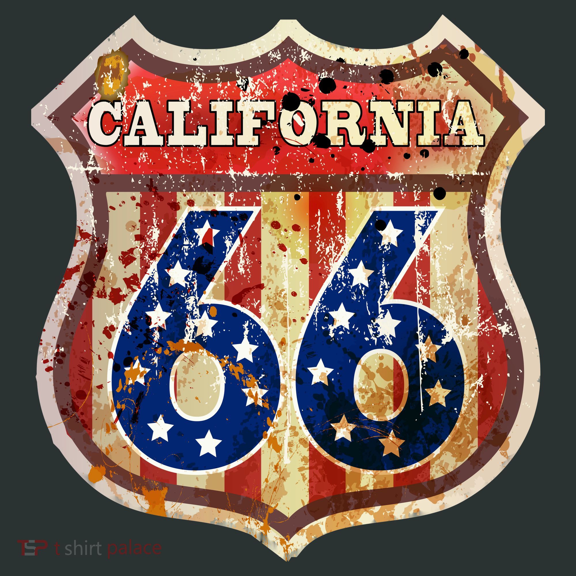 Route 66 California Women's T-Shirt