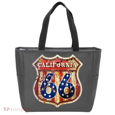 Route 66 California Tote Bag