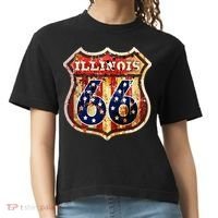 Route 66 Illinois Comfort Colors Boxy T-Shirt thumb 0