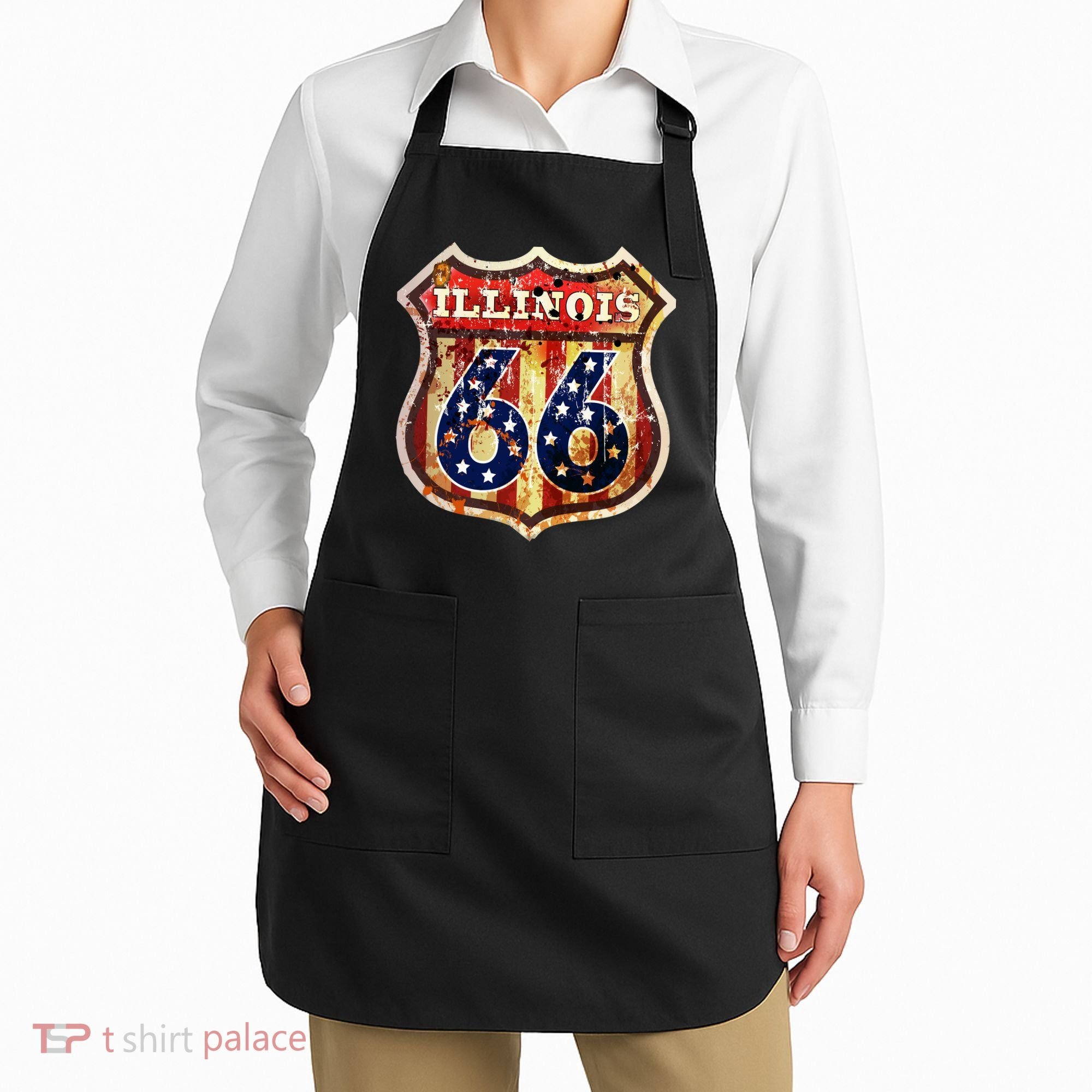 Route 66 Illinois Apron