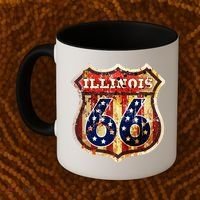 Route 66 Illinois Coffee Mug thumb 2