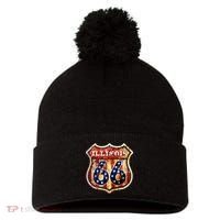 Route 66 Illinois Pom Pom 12in Knit Beanie thumb 0