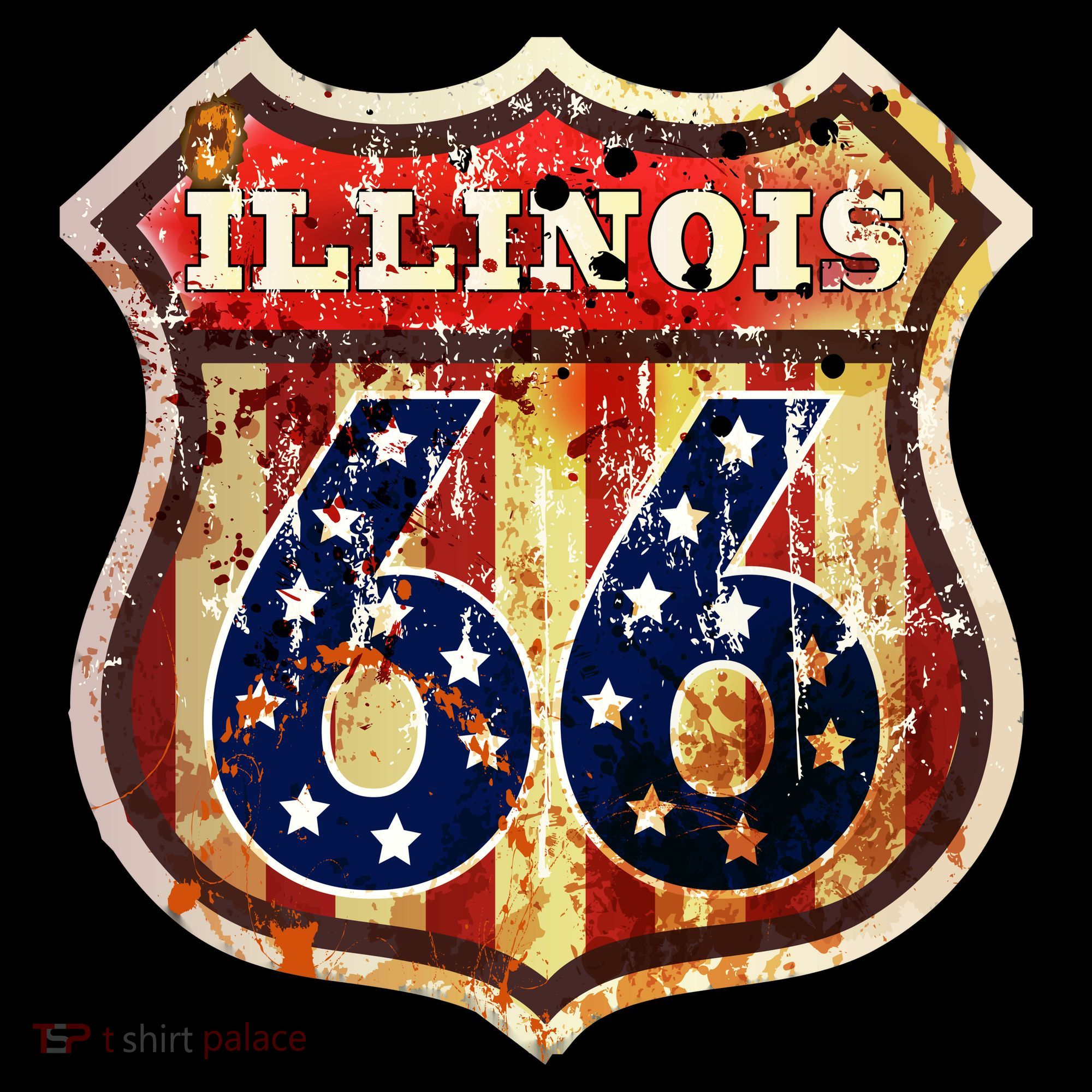 Route 66 Illinois Toddler Hoodie
