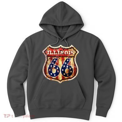 Route 66 Illinois Hoodie