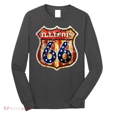Route 66 Illinois Long Sleeve Shirt