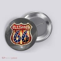 Route 66 Illinois Button thumb 0