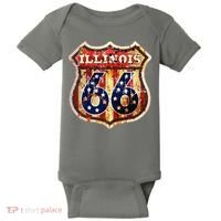 Route 66 Illinois Baby Bodysuit thumb 0