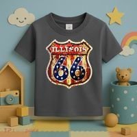 Route 66 Illinois Toddler T-Shirt thumb 3