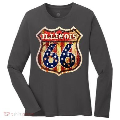 Route 66 Illinois Women's Long Sleeve Shirt